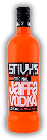 Stivy's Jaffa Vodka Stivy's Jaffa Vodka Frische Orange mit Noten von Schokolade am Ende. Geschmack nach Jaffa Cakes. 0,7	 Liter - Vol 20%