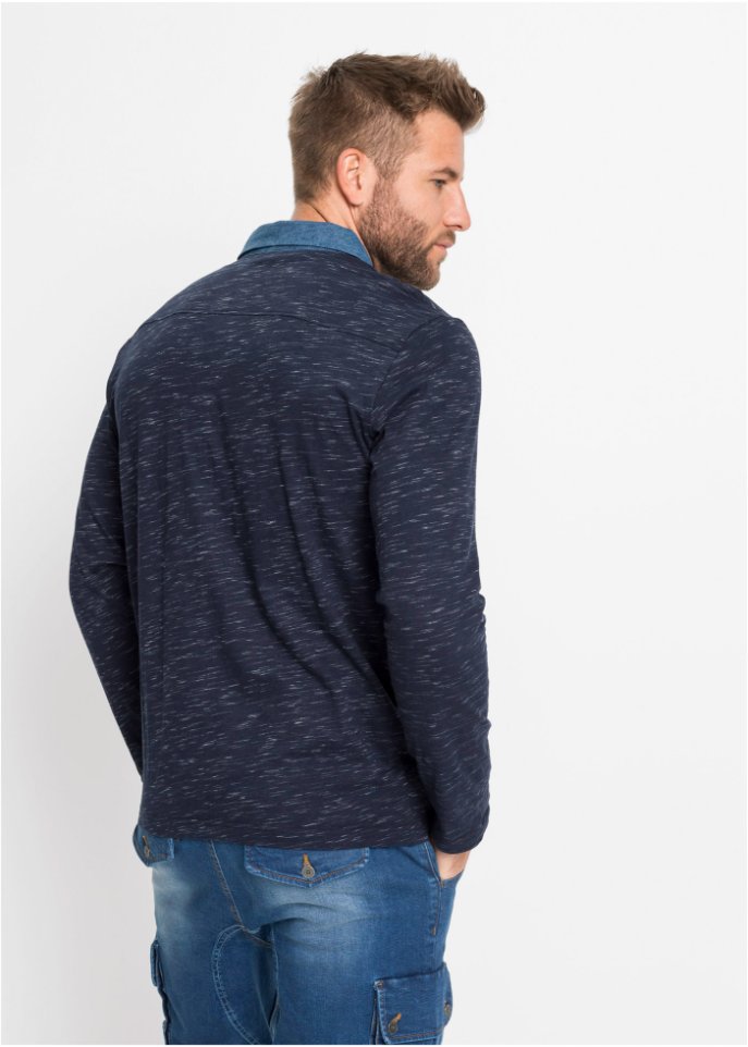 Poloshirt, Langarm