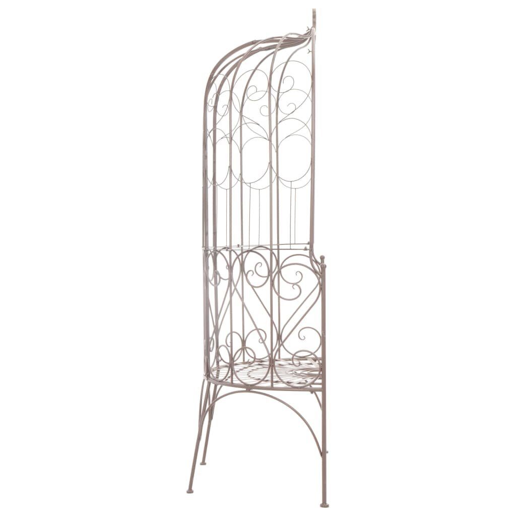 vidaXL Gartenbank Gartenbank 95 cm Eisen Antik Braun (1-St)