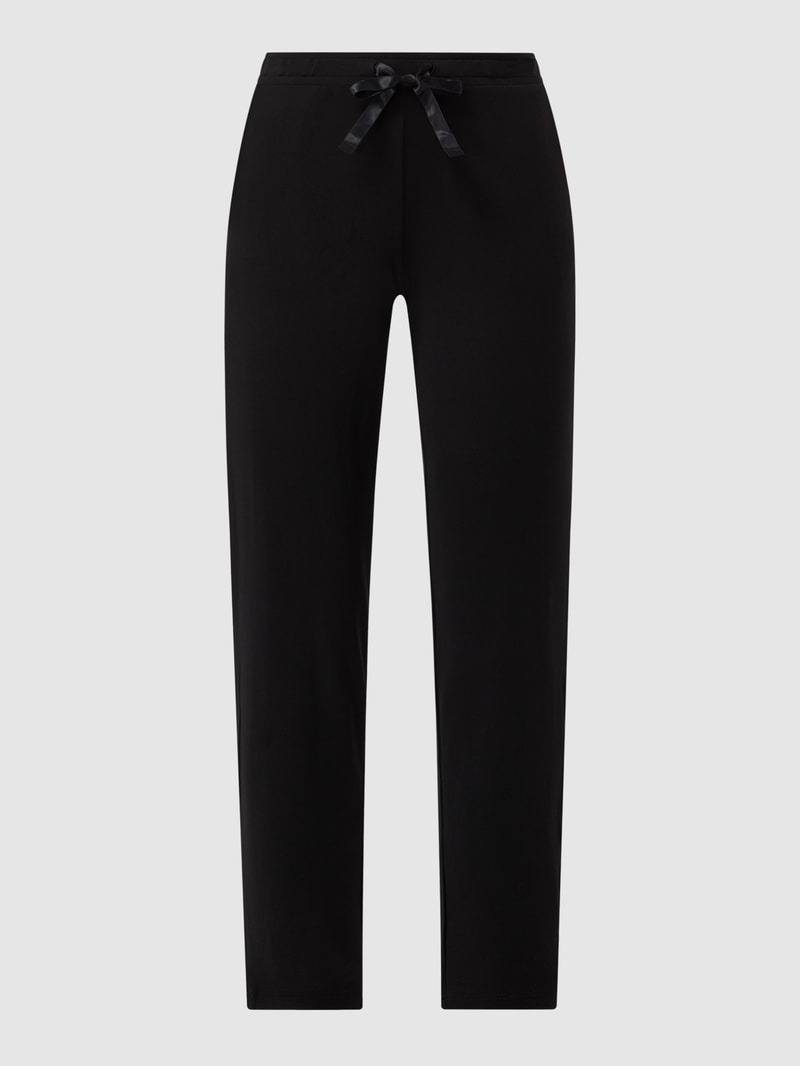 Longsleeve mit Stretch-Anteil in schwarz