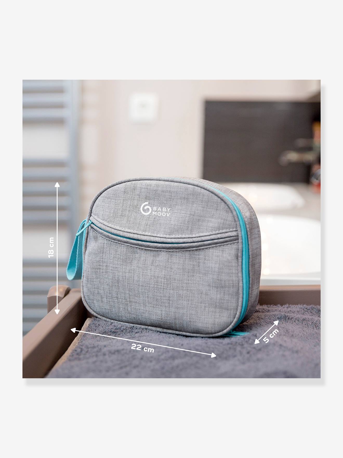 Babymoov Baby Pflegeset, 9 Teile BABYMOOV - grau/aqua