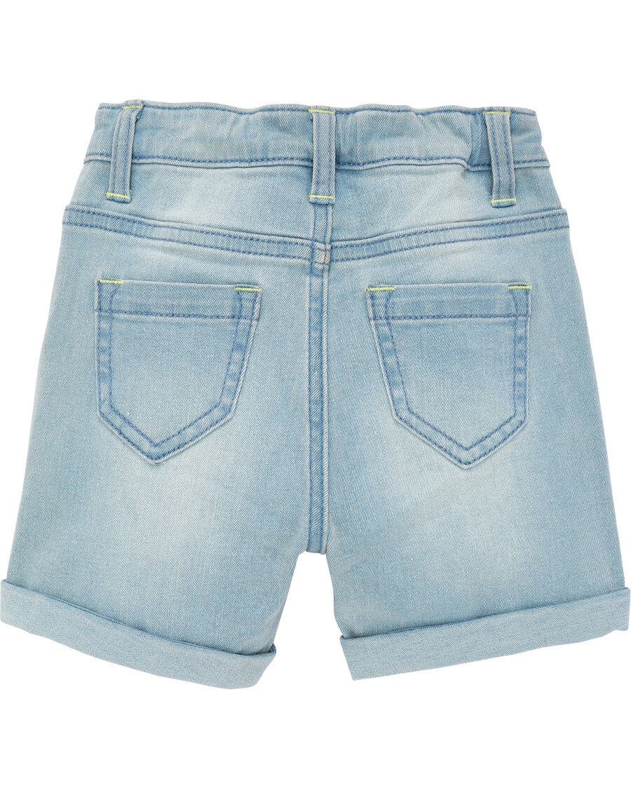 Jeans-Shorts Heavy-Stone-Waschung