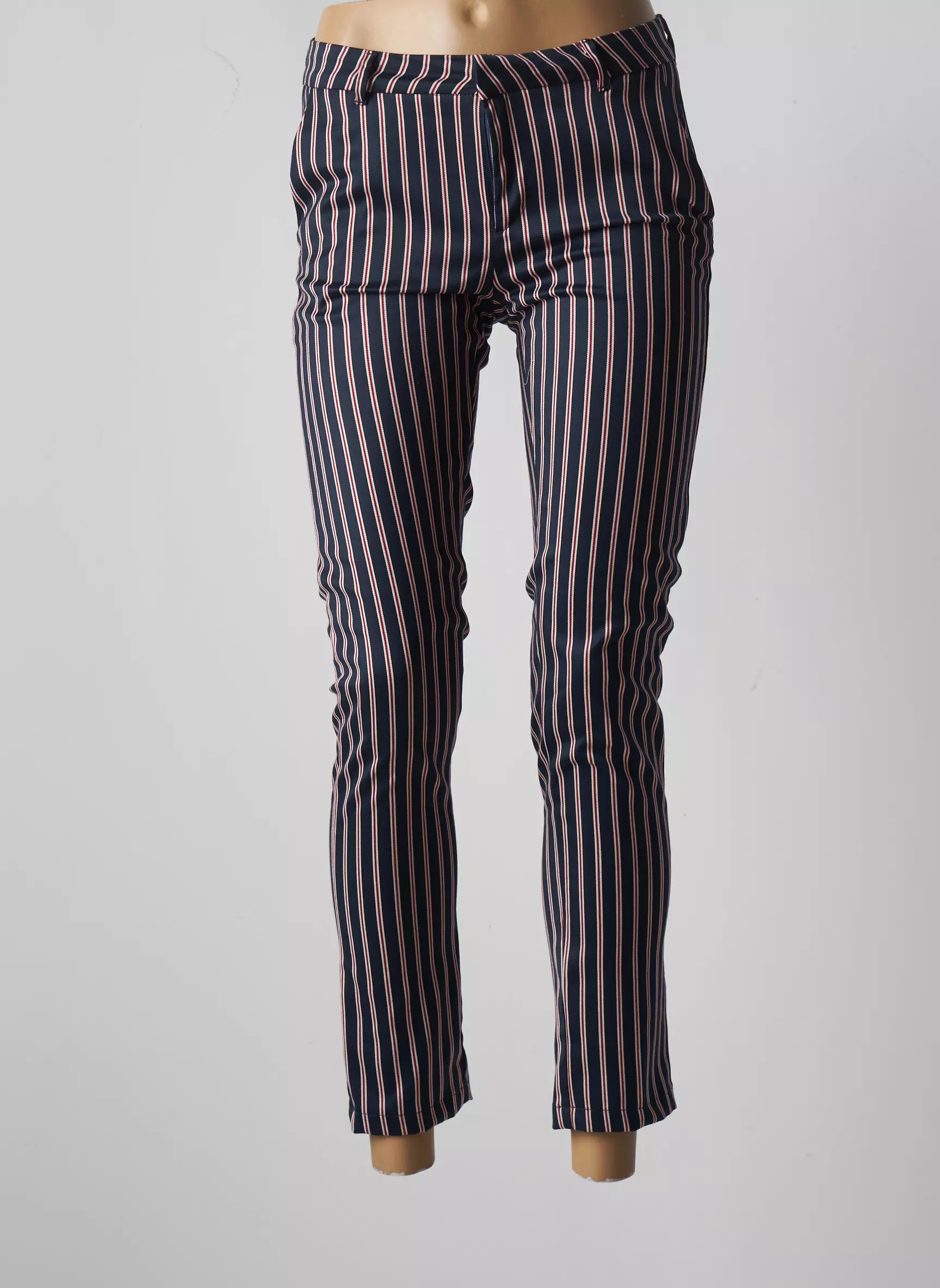 Bo M Pantalon7 8 Femme couleur bleu