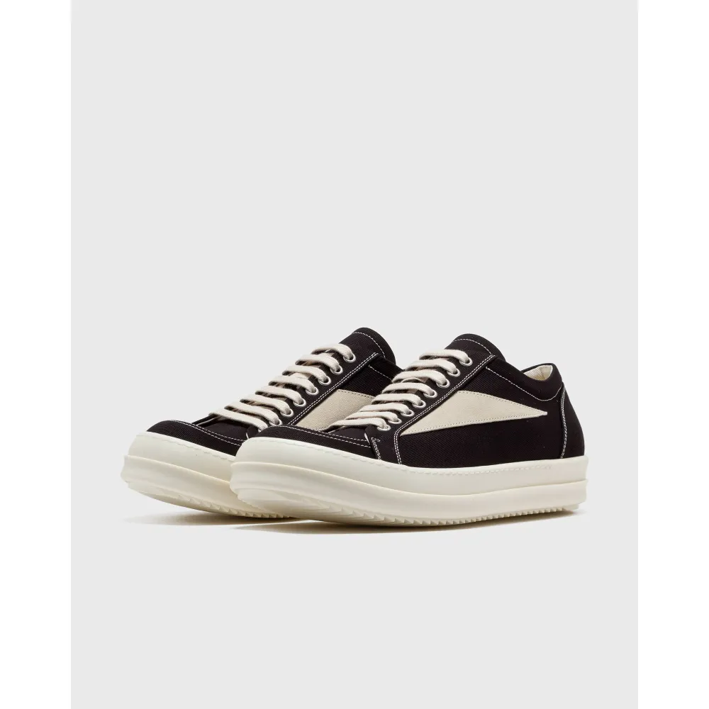 Rick Owens WOVENSHOES-VINTAGESNEAKS DU01D1803-BLACK-MILK-MILK / schwarz