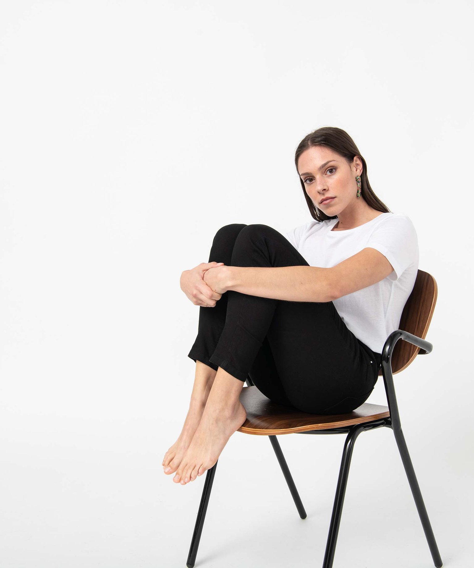 Pantalon femme coupe Slim - L26 noir | GEMO