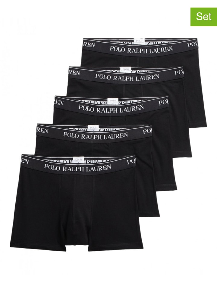 Ralph Lauren Underwear 5er-Set: Boxershorts in Schwarz günstig kaufen