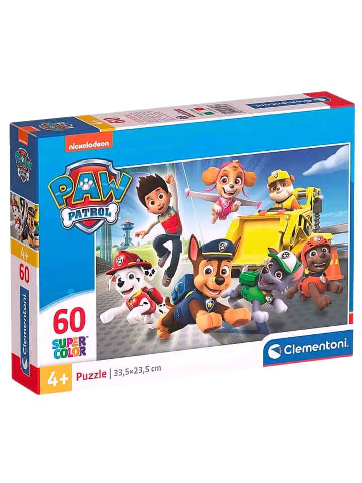 Paw Patrol 60tlg. Kinderpuzzle Paw Patrol in Bunt günstig kaufen 23,5