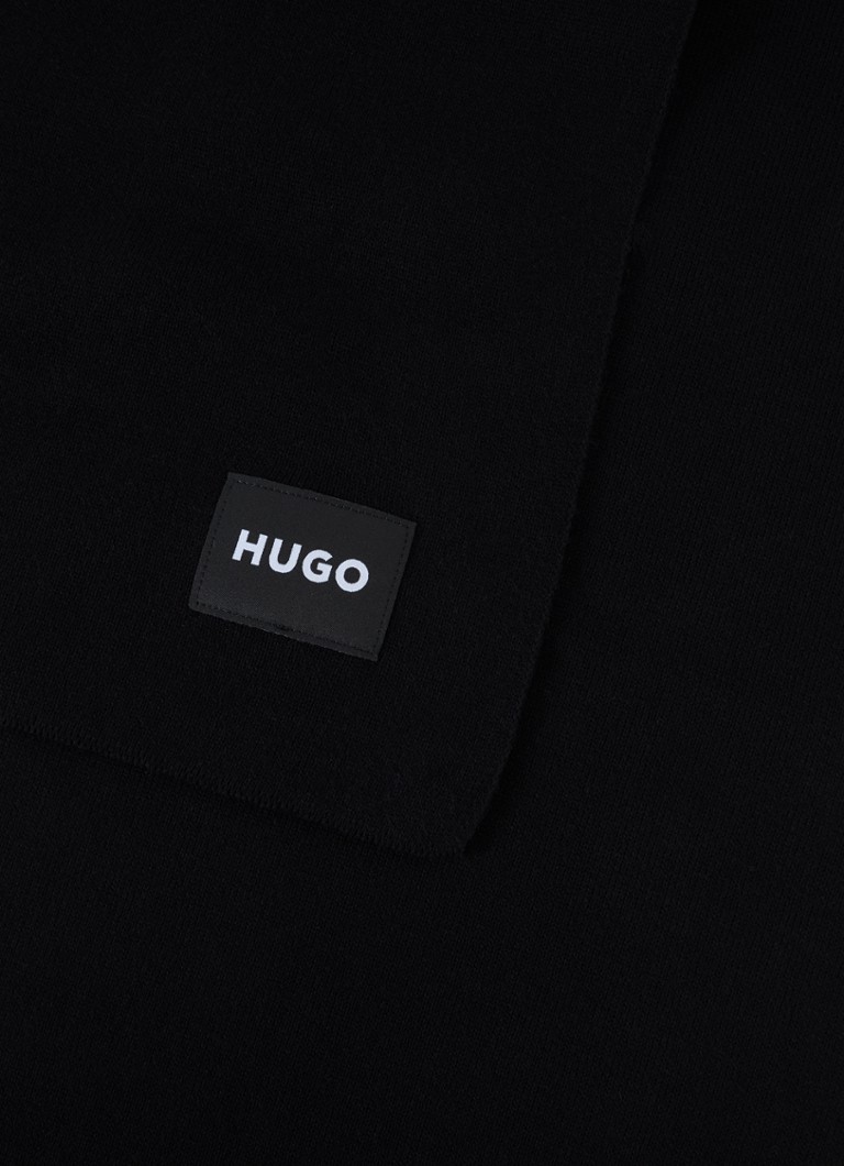 HUGO BOSS Scarf with logo 180 x 27 cm