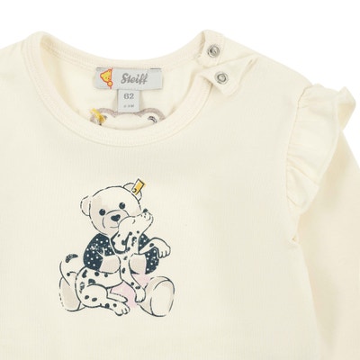 T-Shirt langarm, beige für Mädchen