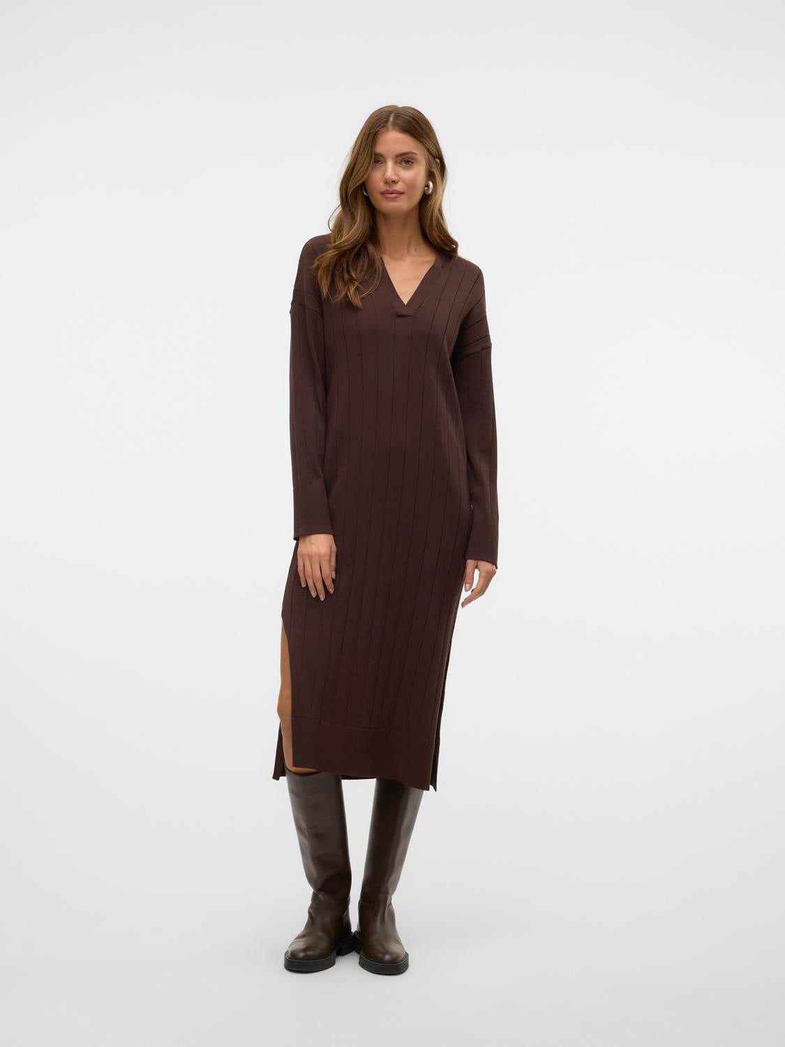 VMMALVIE Langes Kleid