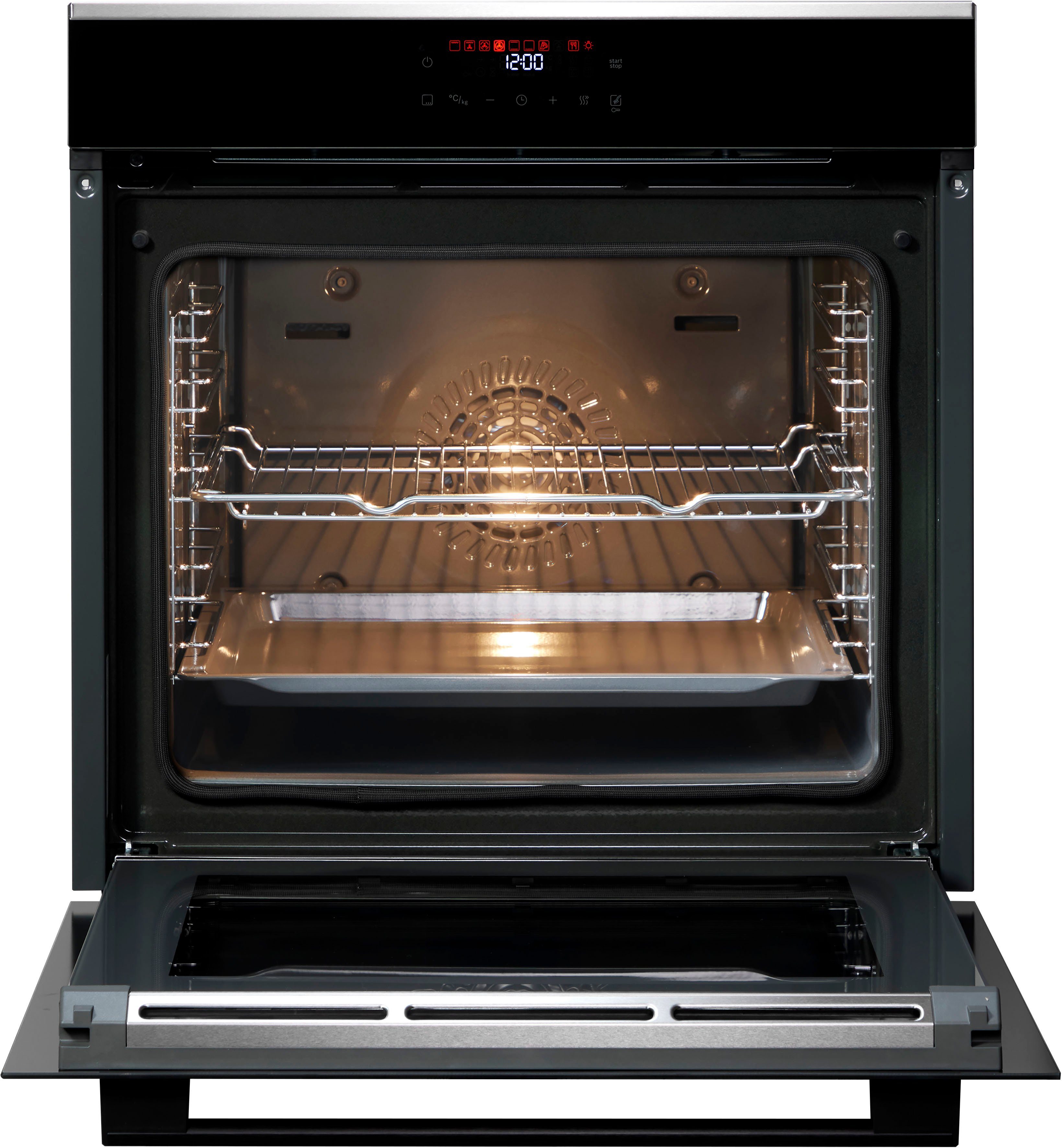 BOSCH Einbaubackofen 4 HBA272BB0, mit Teleskopauszug nachrüstbar, Pyrolyse-Selbstreinigung