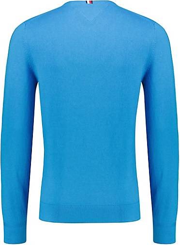 TOMMY HILFIGER Herren Strickpullover V-Kragen Baumwolle/Kaschmir Regular Fit