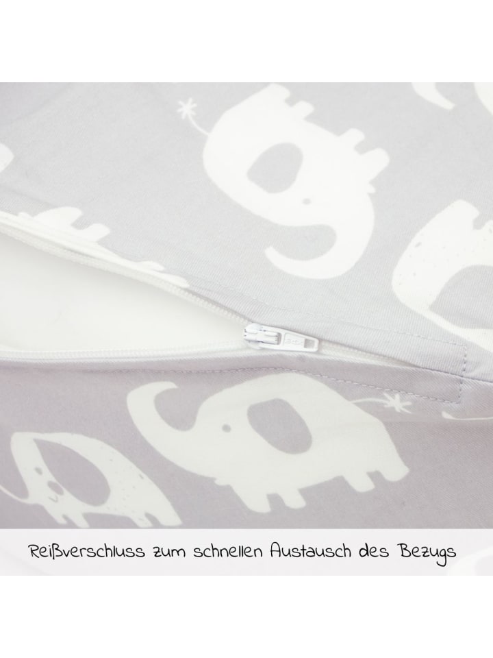 Theraline Stillkissen Das Komfort mit Mikroperlen-Füllung inkl. in grau,motiv günstig kaufen onesize