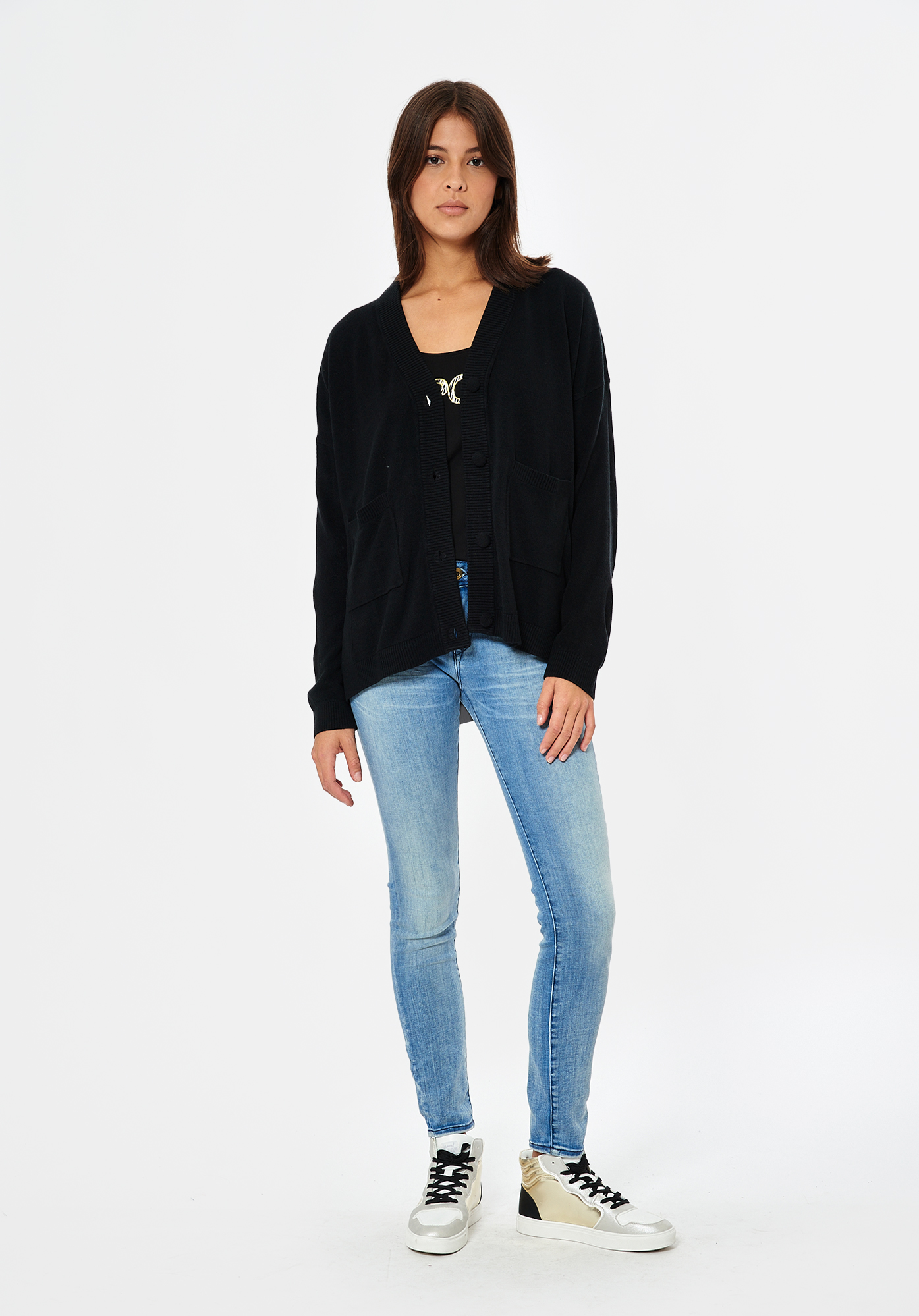 JILET  Gilet noir Femme