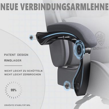 Dowinx Gaming-Stuhl Gaming Stuhl Bürostuhl Ergonomisch, Lendenkissen verstellbar (150 kg Belastbar, Zockerstuhl, Zocker, Sessel Gaming, 1 St), Pc Sessel, Computerstuhl, Computer Stuhl, Zockersessel