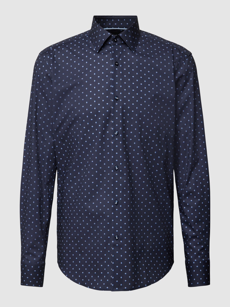 Regular-Fit Business-Hemd mit Kentkragen Modell 'Joe' in bleu