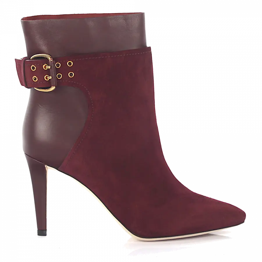 Jimmy Choo - High Heels Stiefeletten - rot