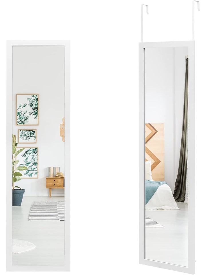 COSTWAY Ganzkörperspiegel 33x120cm in Weiß günstig kaufen onesize