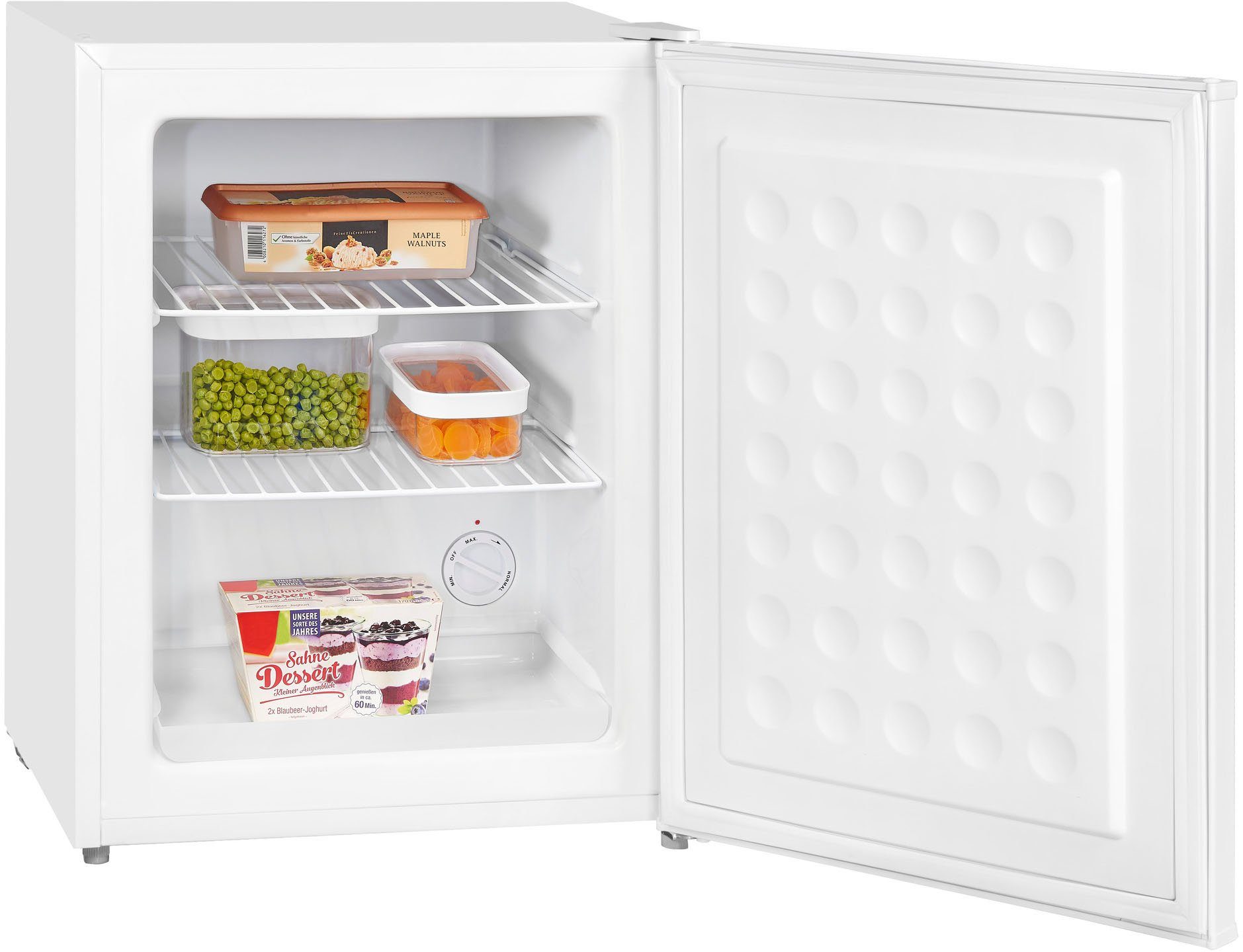 exquisit Gefrierschrank GB60-150E weiss, 62 cm hoch, 47 cm breit