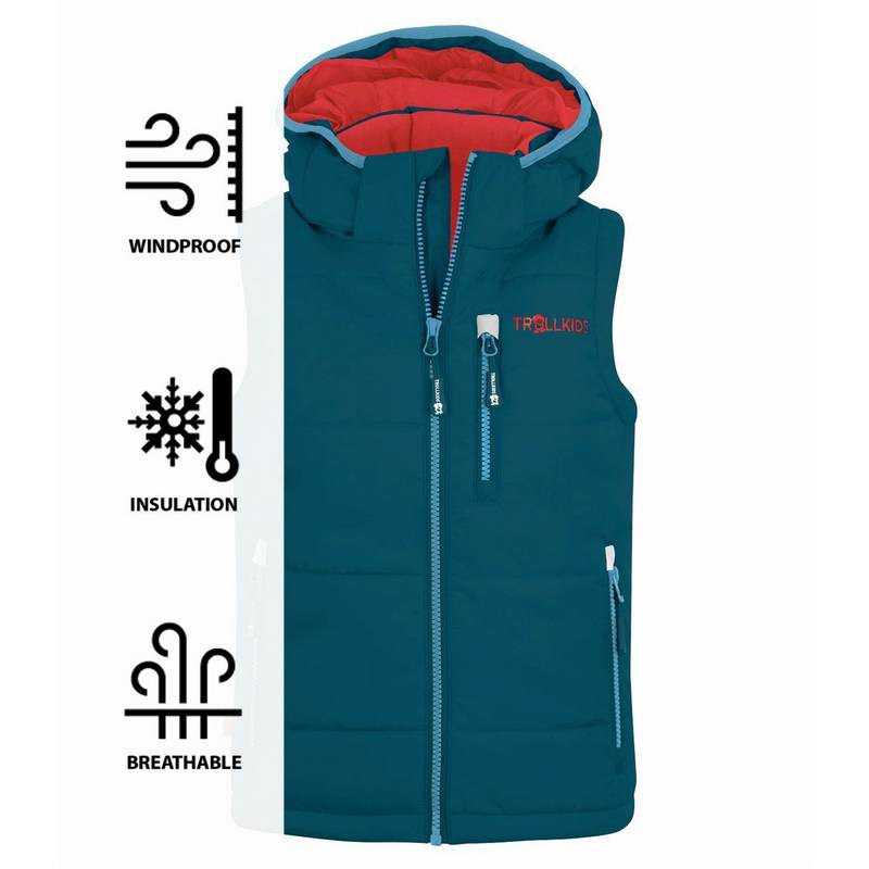 Trollkids Narvik Outdoorweste Kinder