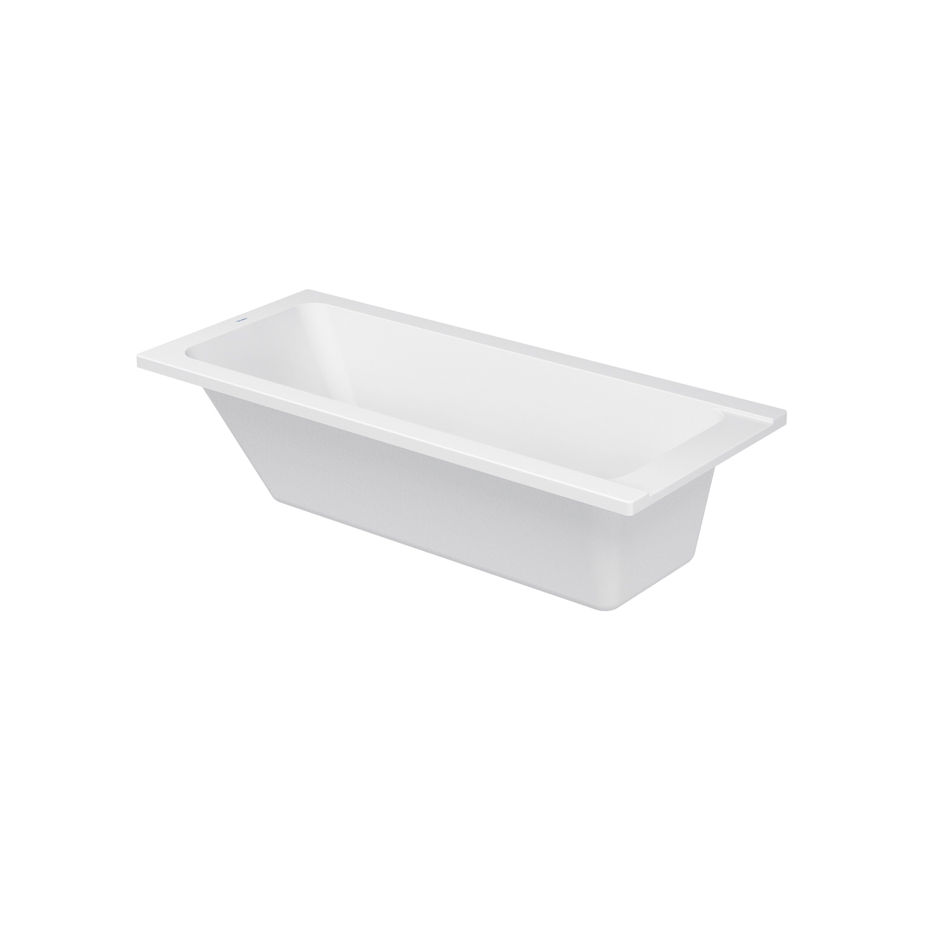 Duravit Badewanne D-Code 1600 x 700 mm Weiß Wanne mit Rückenschräge