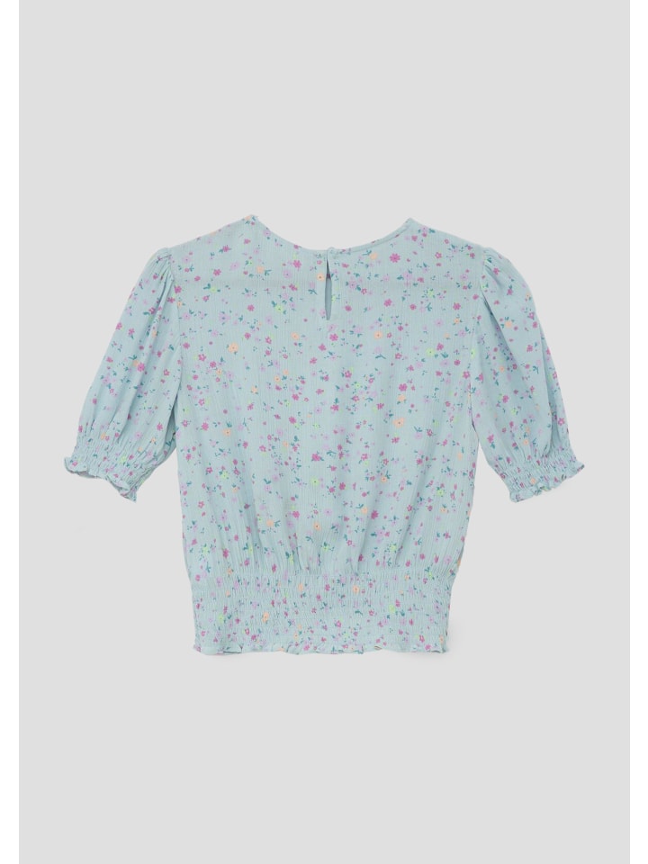 s.Oliver Bluse kurzarm in Türkis günstig kaufen