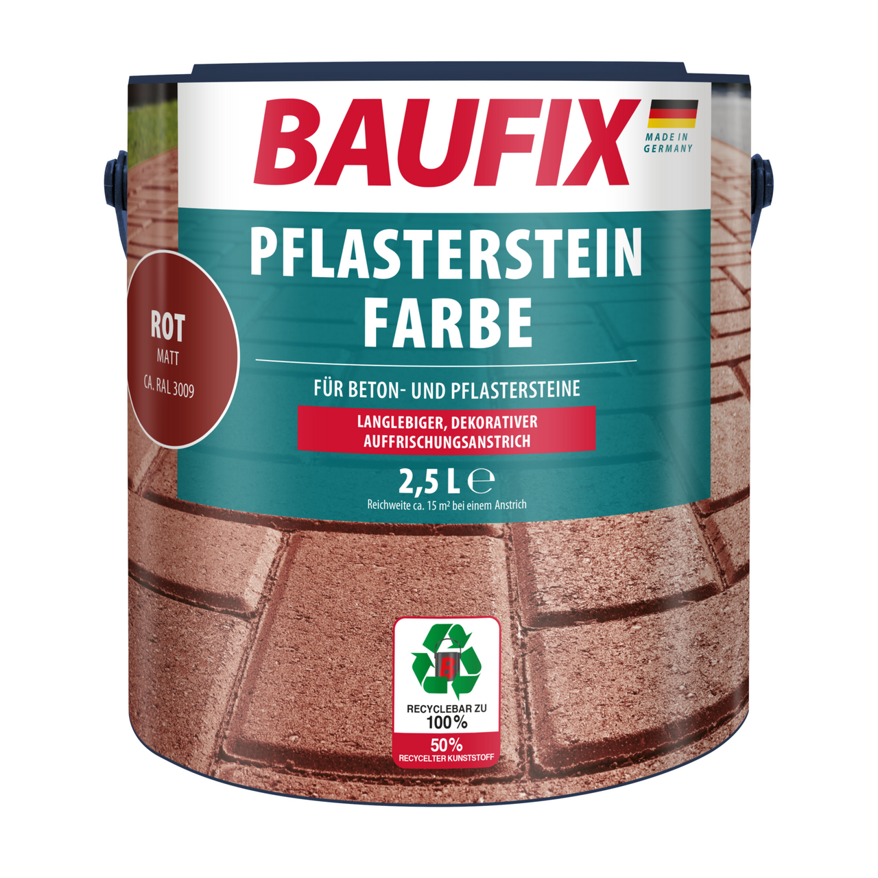 Baufix BAUFIX Pflasterstein Farbe rot 2,5L
