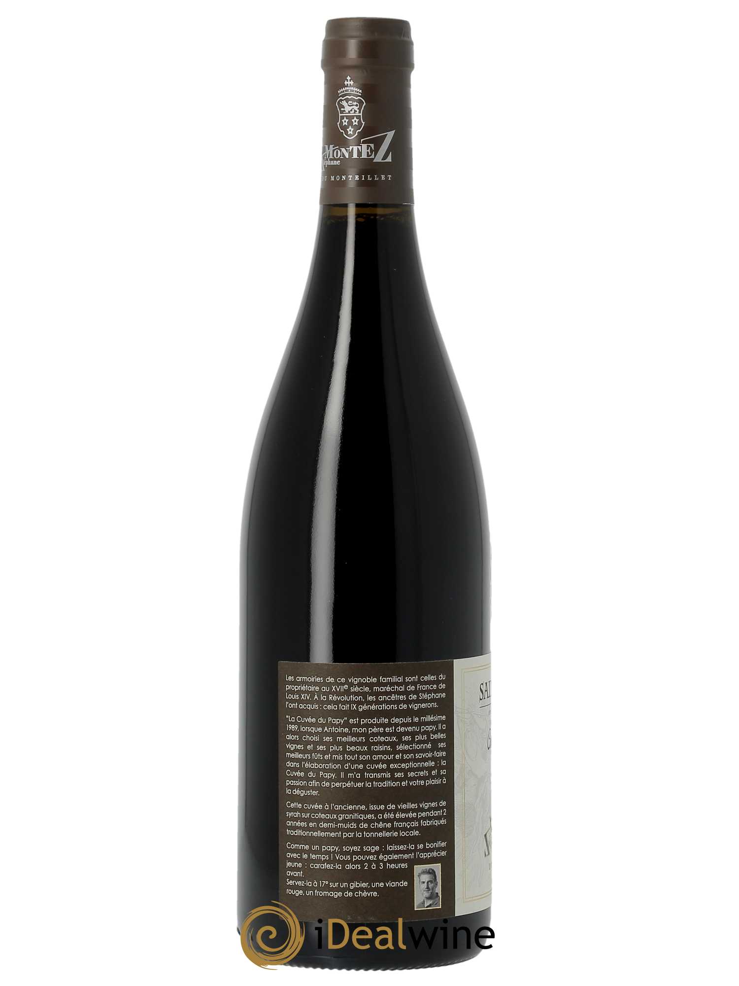 Saint-Joseph Cuvée du Papy Monteillet (Domaine du) - Stéphane Montez  2021 - Lot de 1 Bouteille