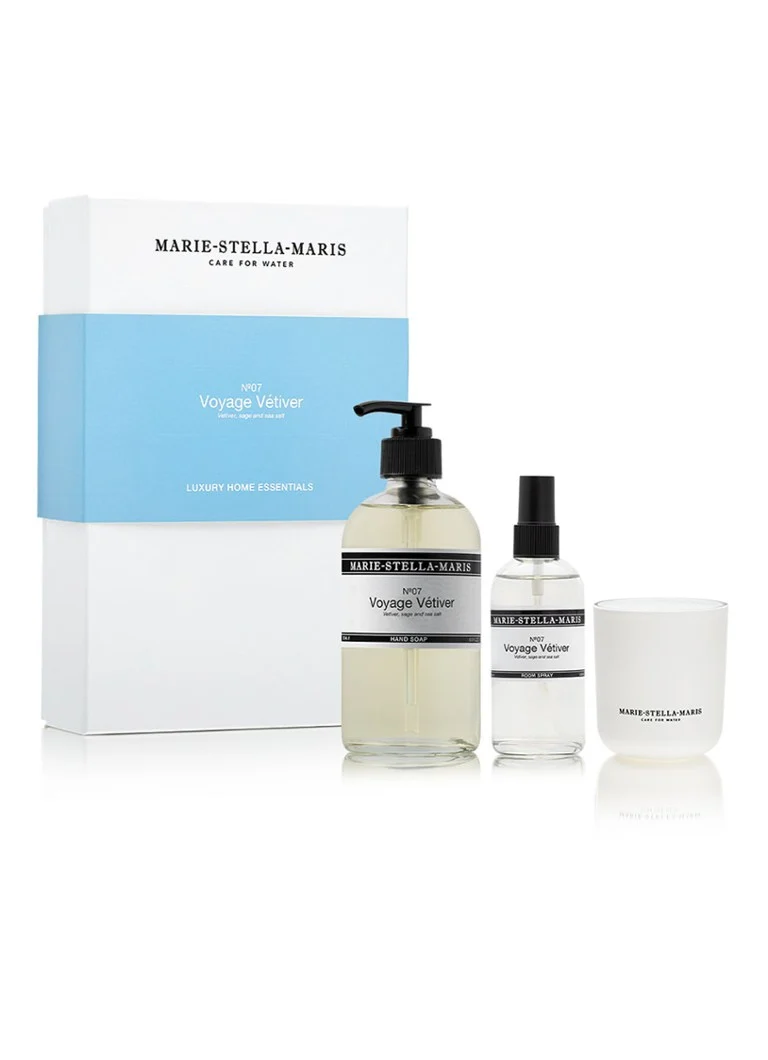 Set cadou Marie-Stella-Maris Voyage Vetiver Luxury Home - parfum și îngrijire a pielii