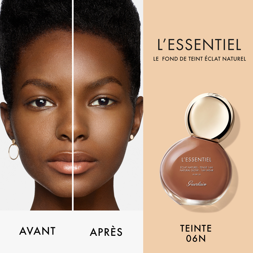 Guerlain L'Essentiel Fond de teint éclat naturel tenue 16h -IP 20