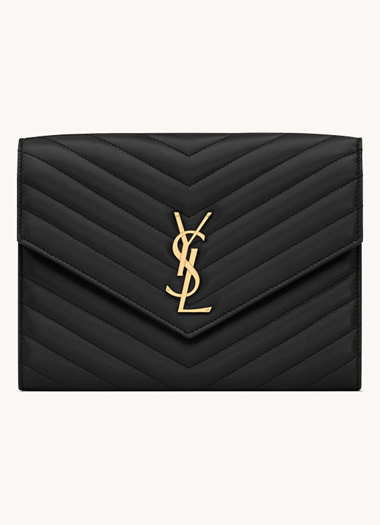 Saint Laurent Cassandre Matelassé sajūgs izgatavots no stepētas jēra ādas