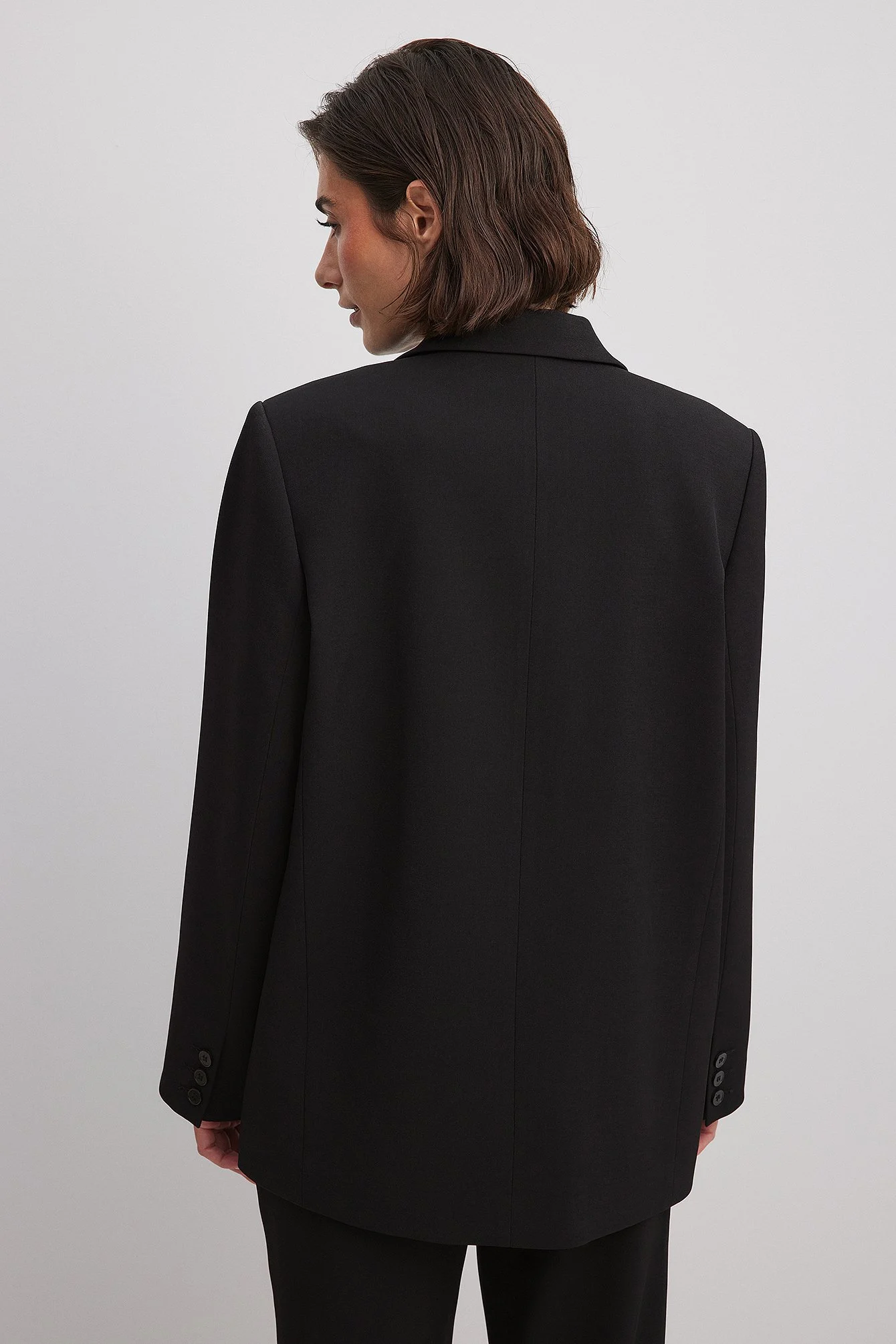 Recycelter zweireihiger Oversize-Blazer