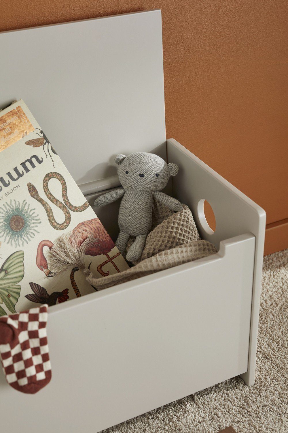 Kids Concept Spielzeugtruhe Spielkiste Star grau