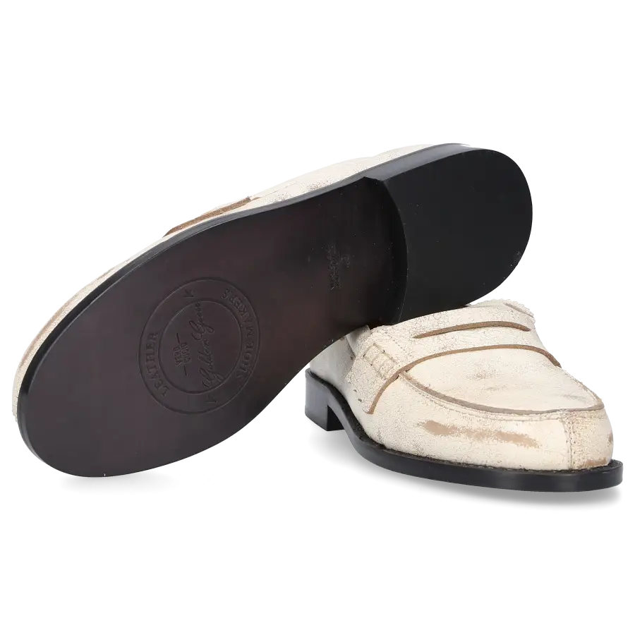 Golden Goose - Loafer CLASSIC JERRY Kalbsleder - weiß