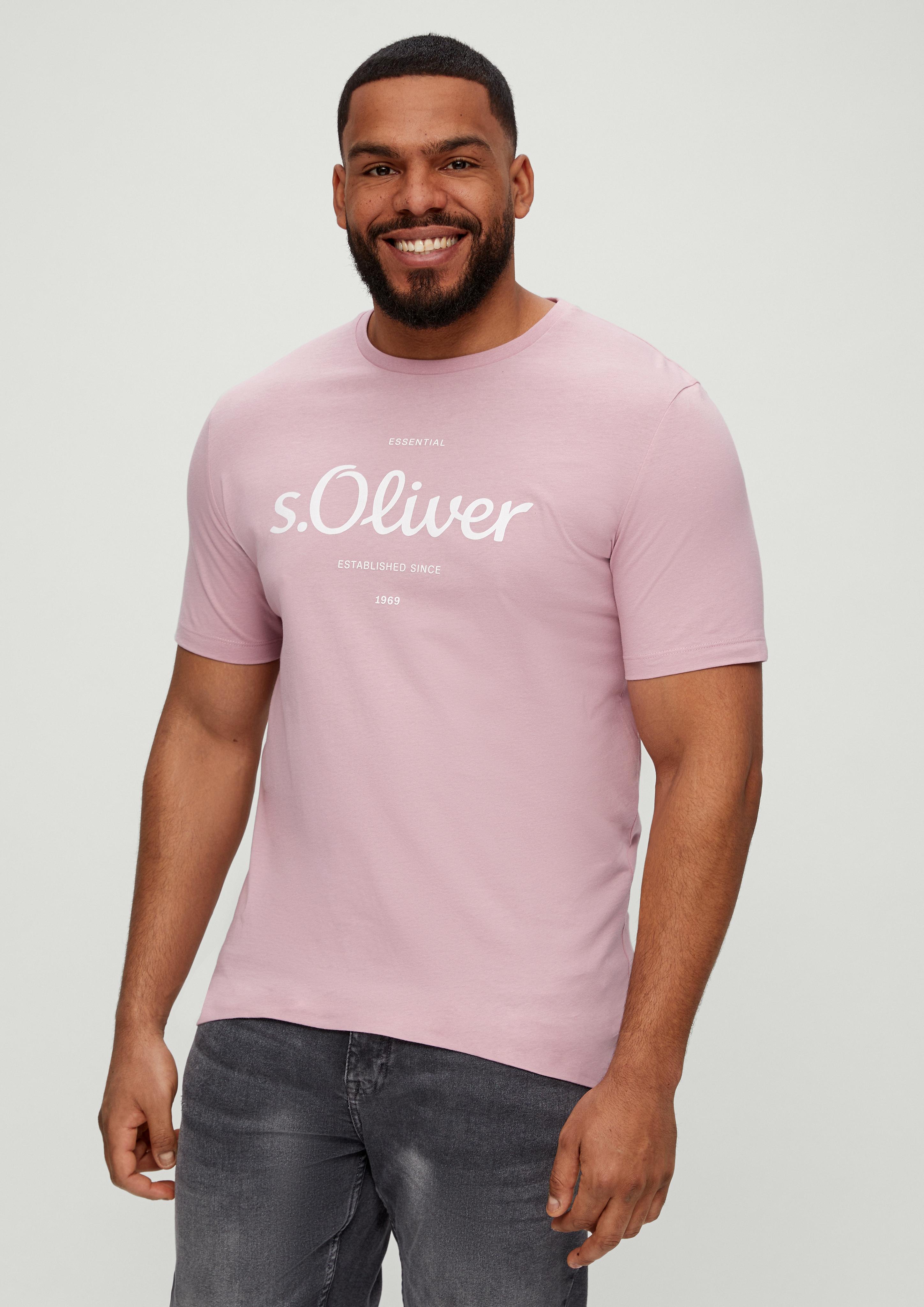 T-Shirt mit Label-Print  2133335-41D1