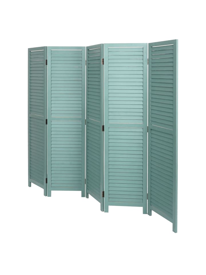 MCW Paravent C30 im Shabby-Look, Grün günstig kaufen onesize