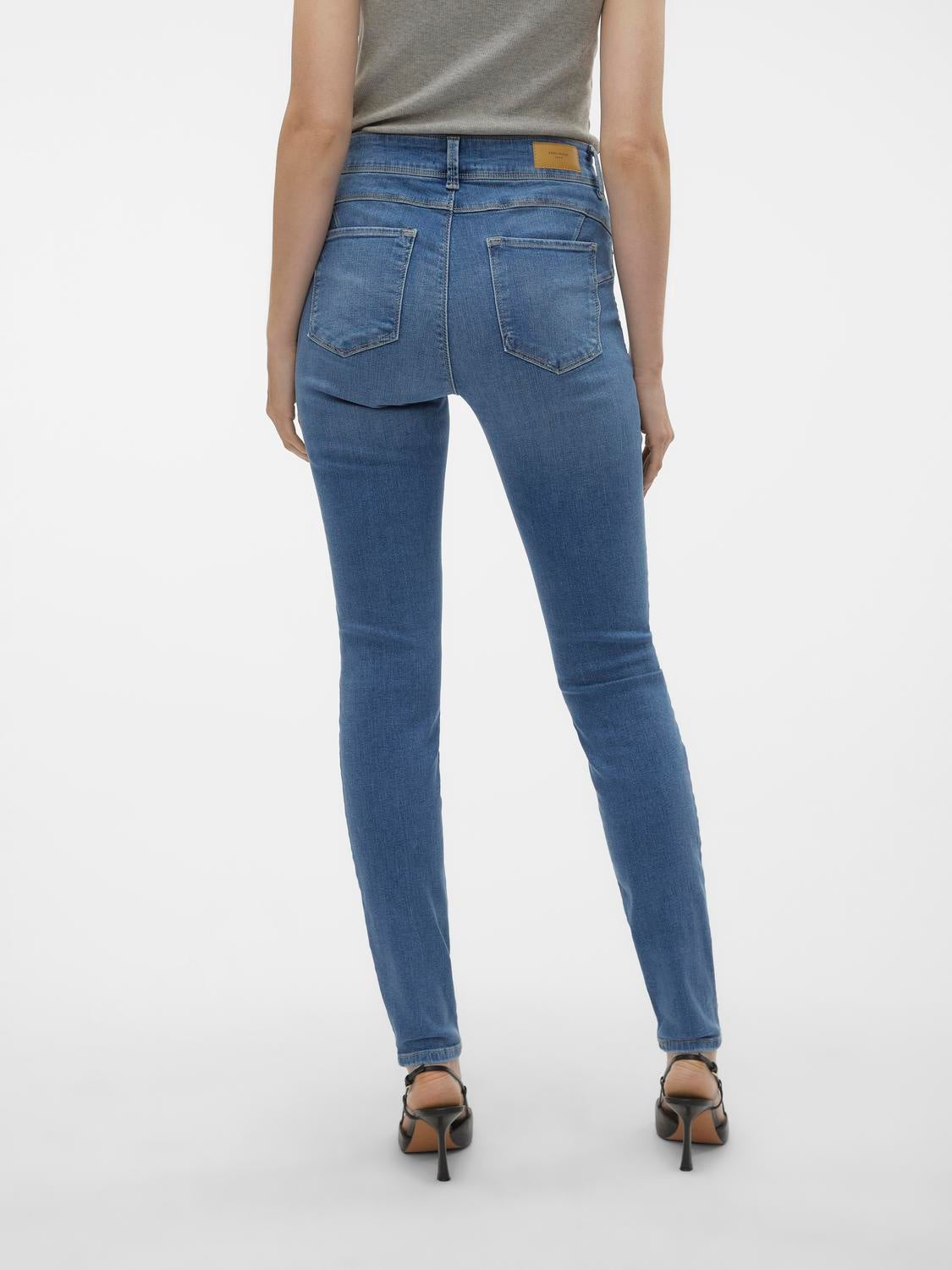 VMEMBRACE Mid Rise Skinny Fit Jeans