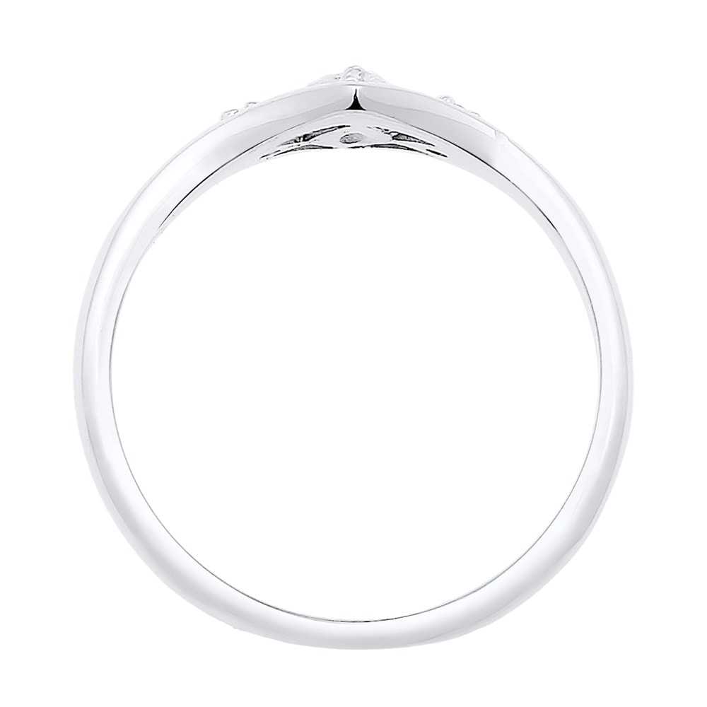Elli Elli Bague Fiançail Femme Élegante avec Pierre de Zircone en Argent Sterling 925 Bague