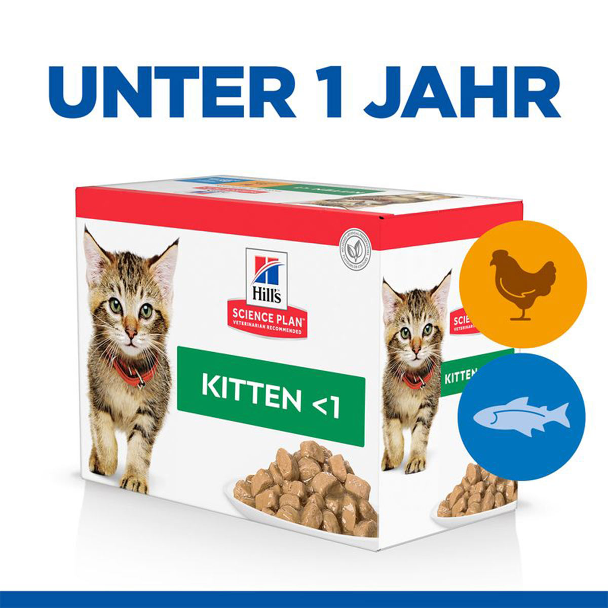 Hill's Science Plan Kitten Multipack Huhn & Fisch 12x85g