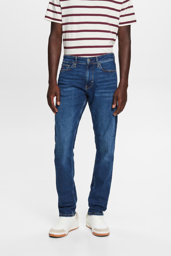 Schmale Jeans mit mittlerer Bundhöhe
