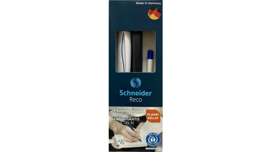 Schneider Reco Kugelschreiber+Mine im Set