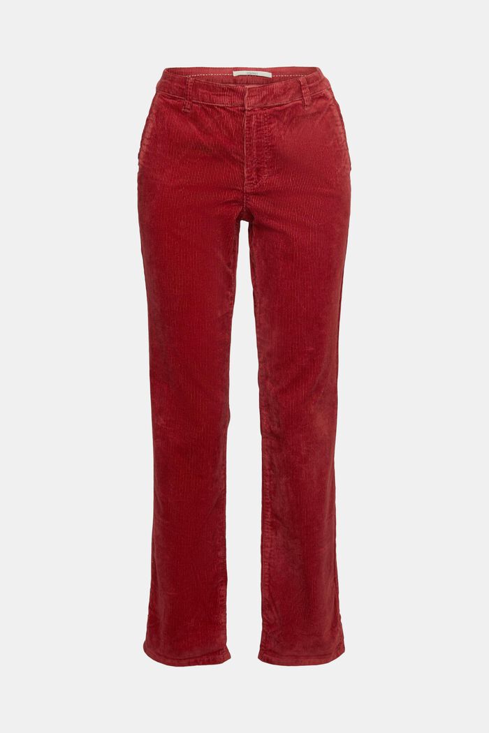 Mid-Rise-Cordhose