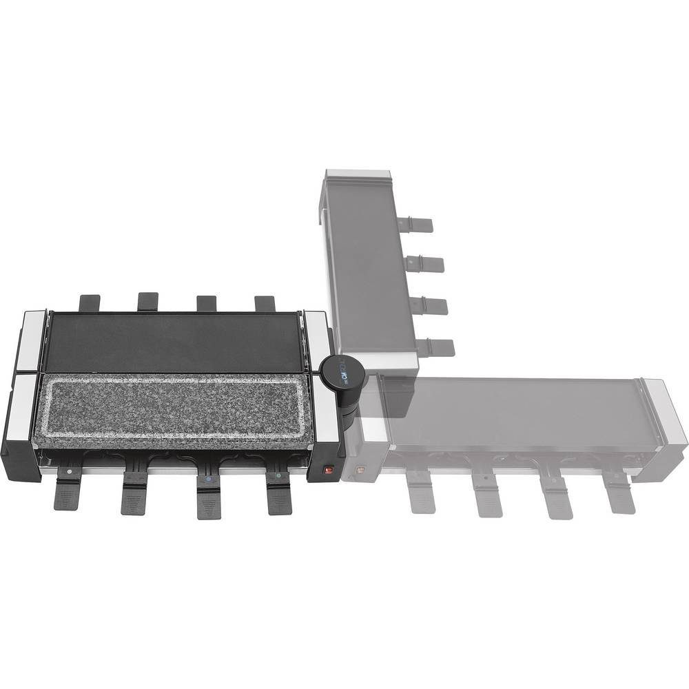 CLATRONIC Raclette Raclette Grill mit heißem Stein