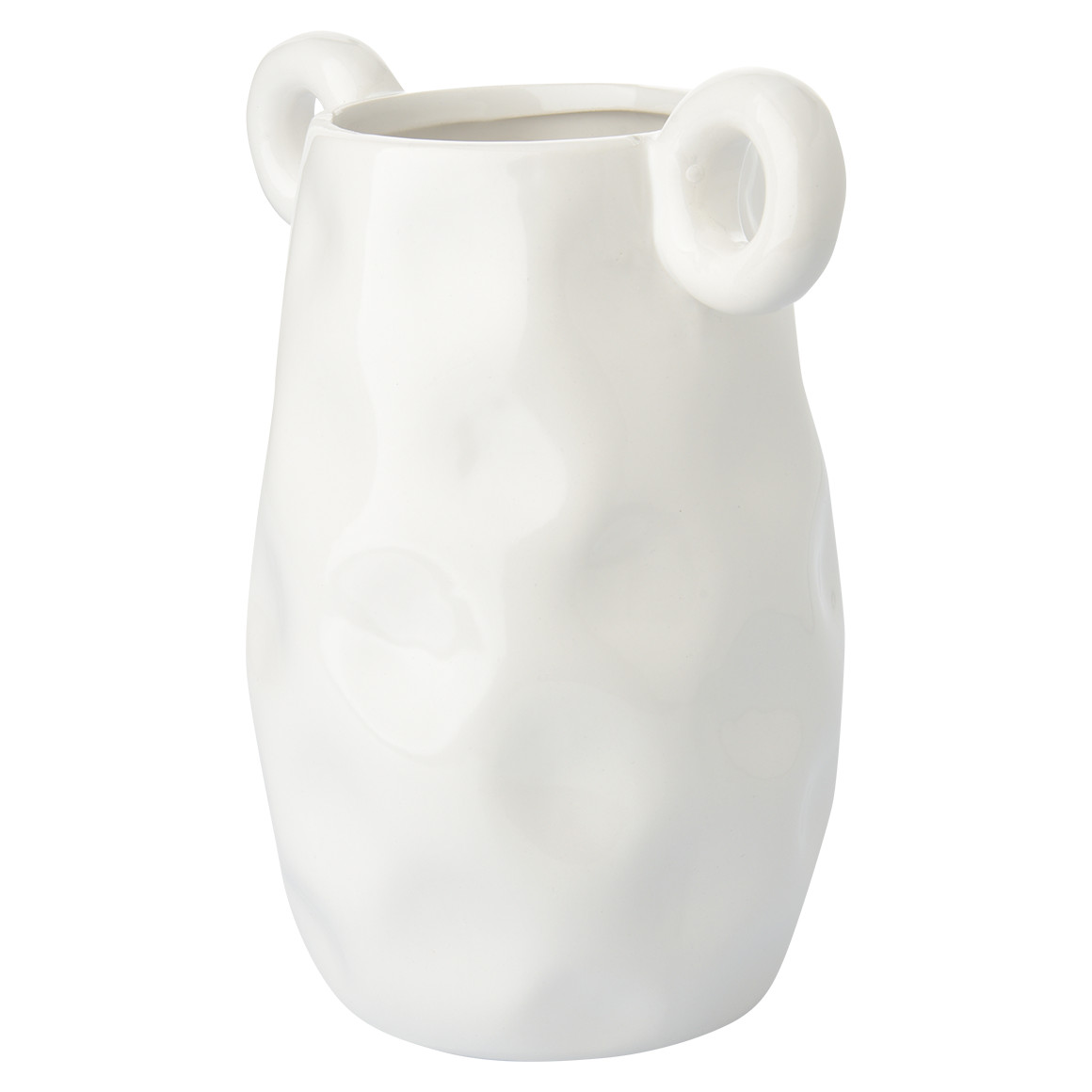 Vase mit zwei Henkeln