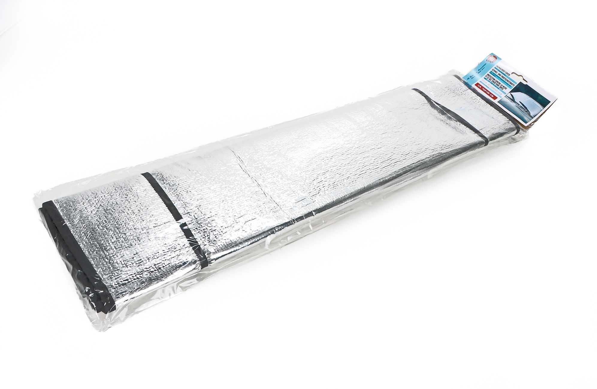 All Ride Frontscheibenabdeckung Auto Frostschutzmatte, (Alu-Beschichtung, Rückseite mit Schaumstoff Beschichtung), PKW Frontscheibenabdeckung Universalgröße