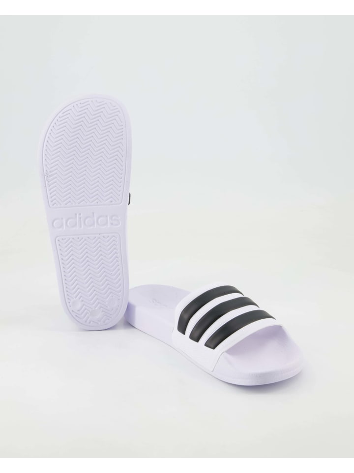 adidas Pantoletten in Weiß günstig kaufen