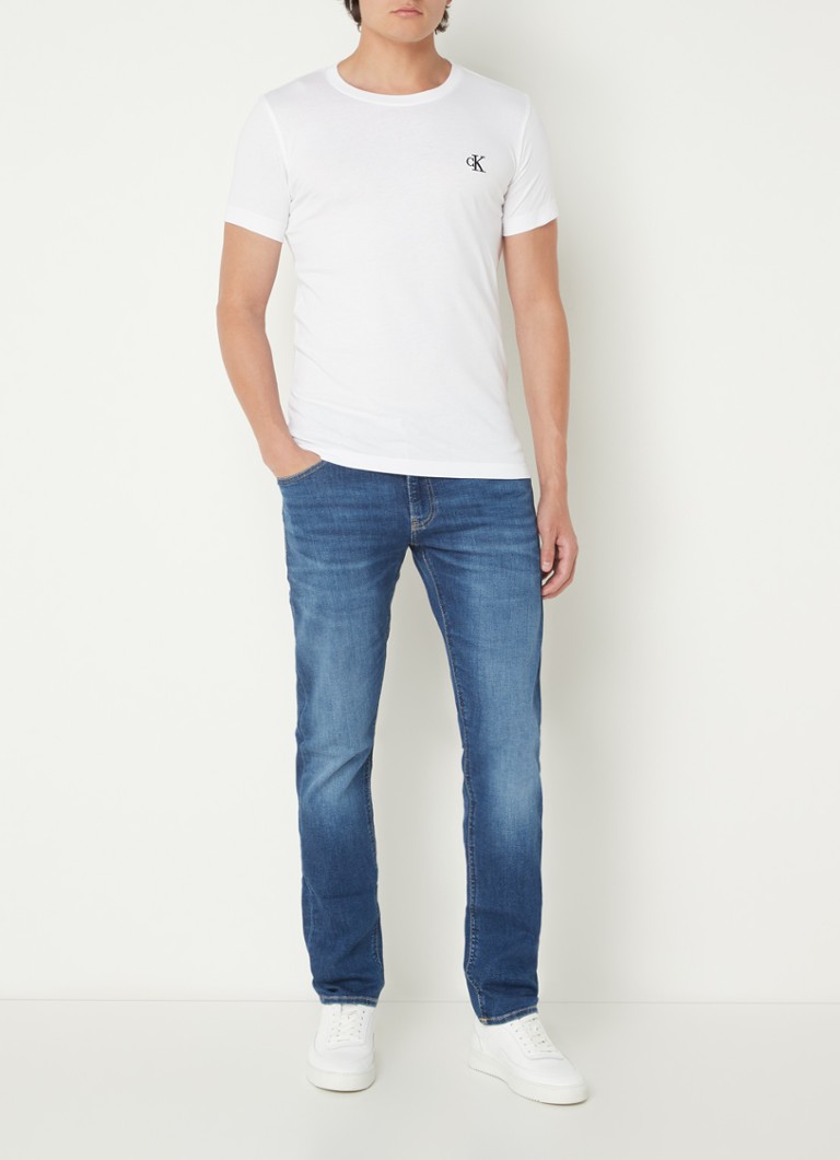 Calvin Klein slim fit jeans med medium vask og stretch