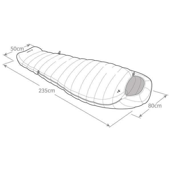 ROTSTEIN 450 DWN - Daunenschlafsack