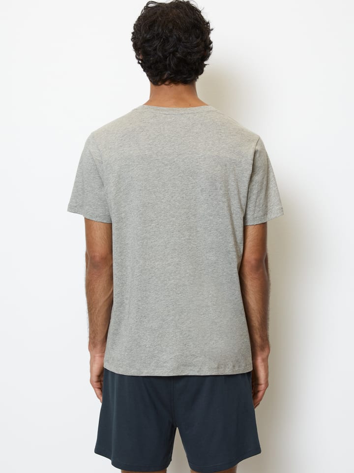 Marc O'Polo Pyjama Mix & Match Cotton in Grau/Blau günstig kaufen