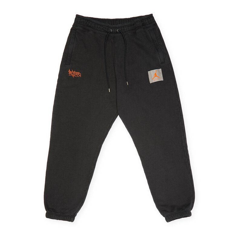 JORDAN x Shelflife Pants black/total orange